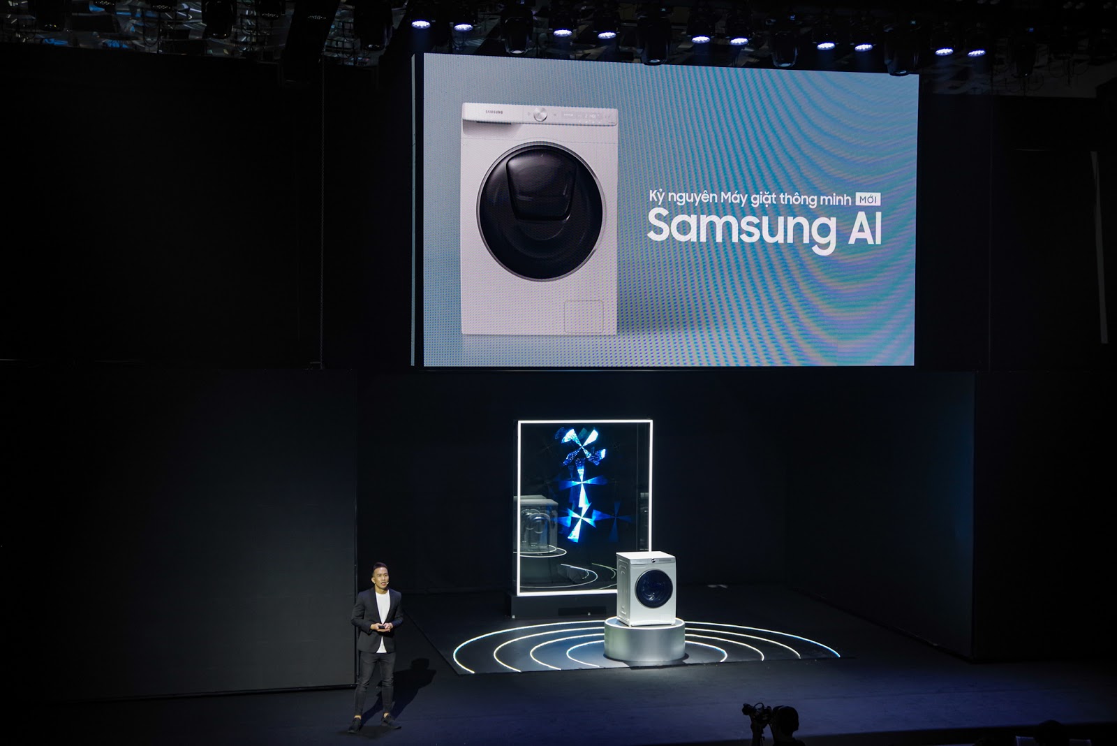 Samsung trình làng máy giặt thế hệ mới sử dụng AI
